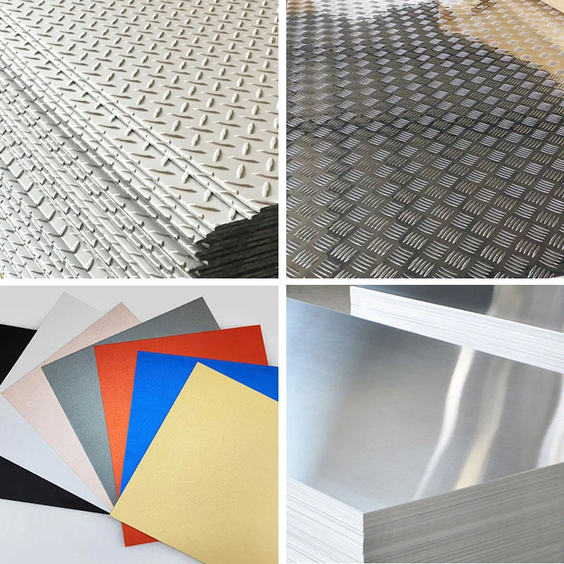 1060/3003/5A06/5052/5083/5086/6061/6063 Industrial Checkered Corrugated Embossed Color Coated Metal Aluminum Aluminium Al Alu Alloy Coil Strip Foil Plate Sheet