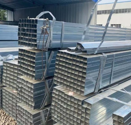 Rhs Hollow Section Rectangular Zinc Coating Gi Iron Tube Carbon Hot Dipped Zn Coated Structural Shs Ms Square Tube Galvanized Steel Pipe