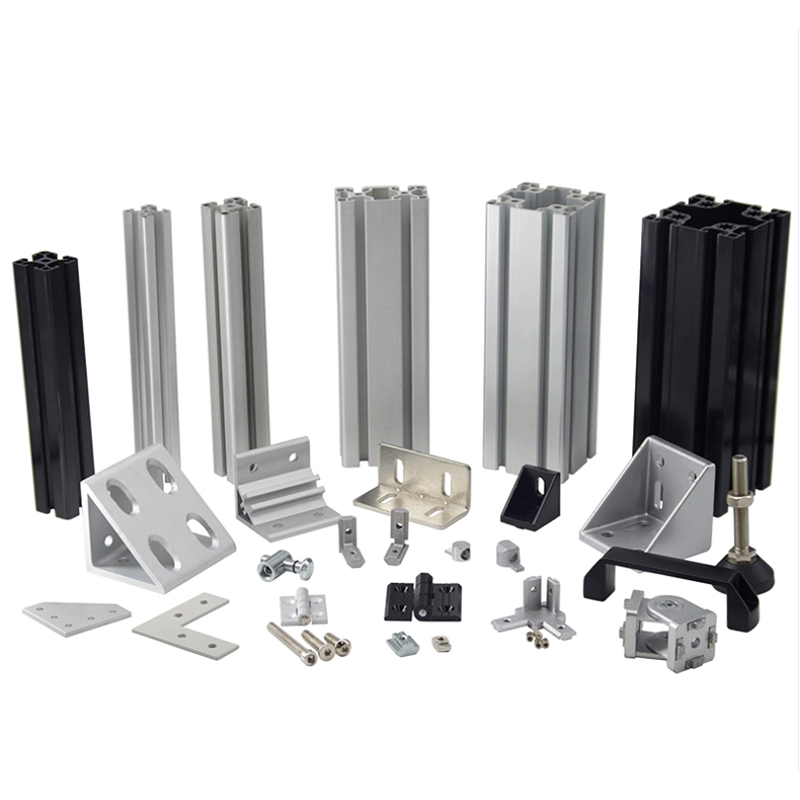 Aluminium Extrusion Profiles with Factory Price for Conveyor Mirror/Glass/Window/ Frame Sliding Door Solar Panel LED Fence Heat Sink