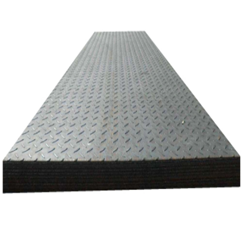 Black Metal Chequer Sheet A36 Diamond Round Bean Checkered Iron Building Materials Hot Rolled Teardrop Pattern S235jr S275jr Ss400 Q235B Chequered Steel Plate