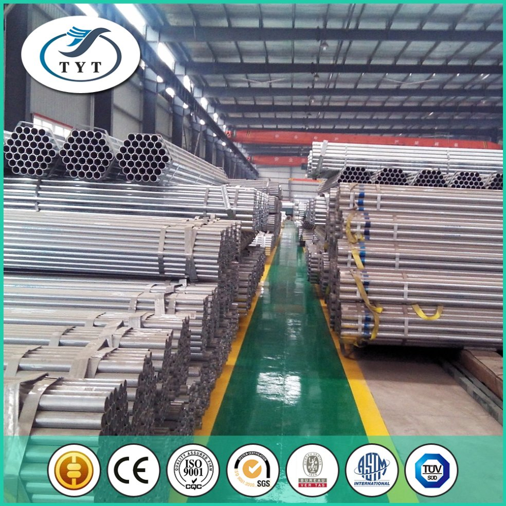 Q235 Hot DIP Galvanized Steel Pipe for Water/Gas Pipeline &amp; Scaffolding