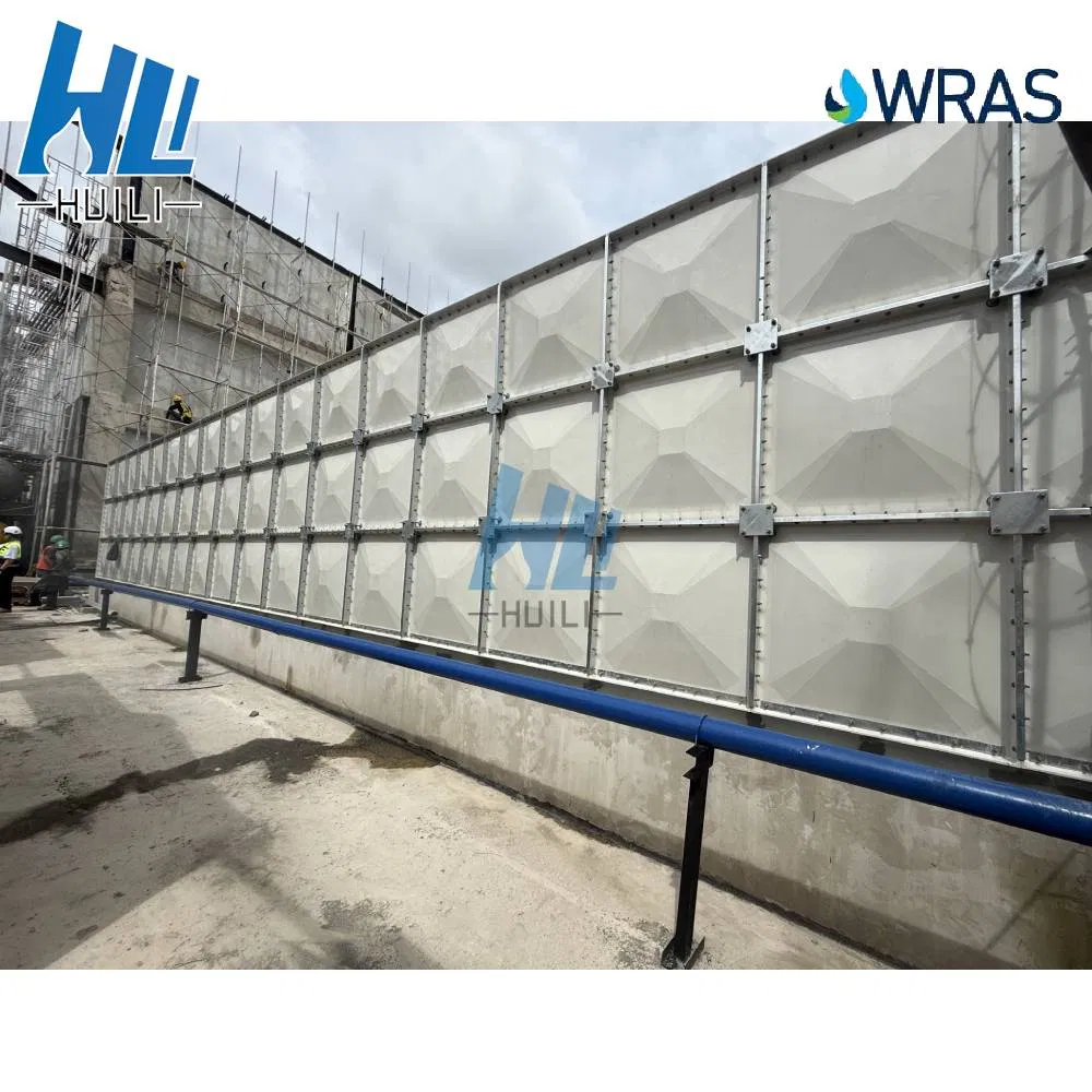 Wras Rectangular Square FRP GRP Water Storage Tank Fiber Glass Tank Price