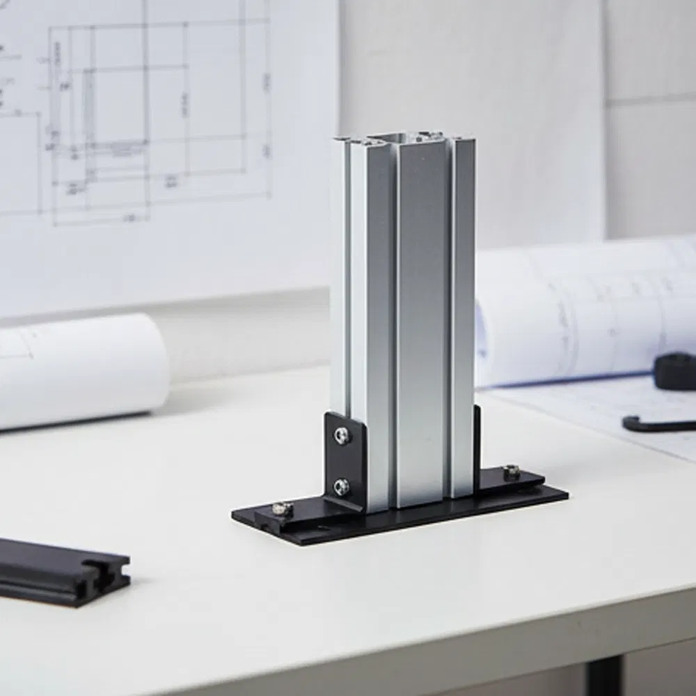 Excellent Durability T-Slot Aluminum Extrusion Alloy Profile for Hotel and Restaurant Partitions