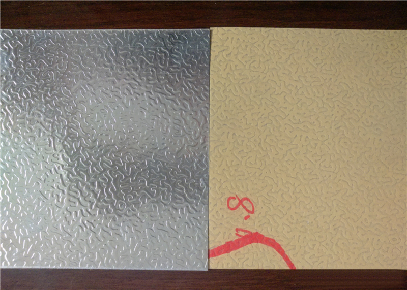 1050 1060 1100 3003 Embossed Stucco Aluminum Coil with Orange Peal Pattern