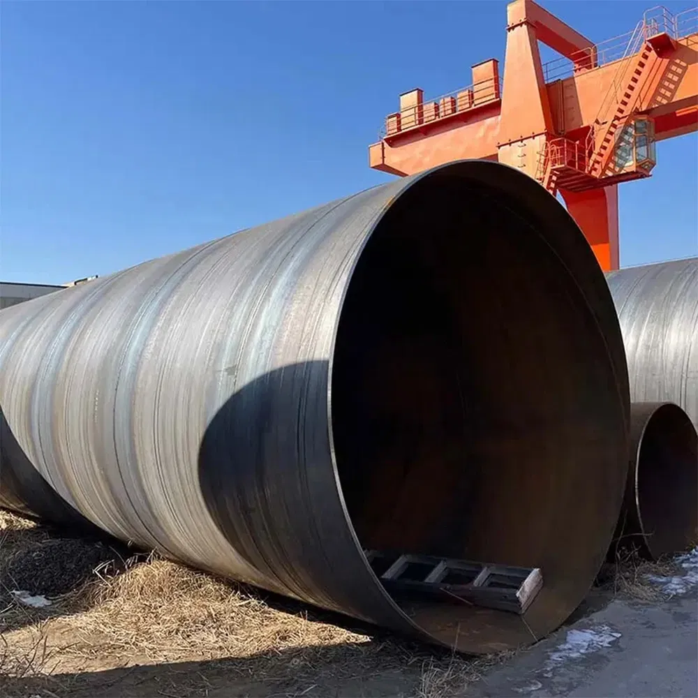 Anti-Corrosion Spiral Steel Pipe for Sewage Treatment, Hot-DIP Galvanized or Fbe Coated, DN600-DN3000 with ISO 9001 Certification