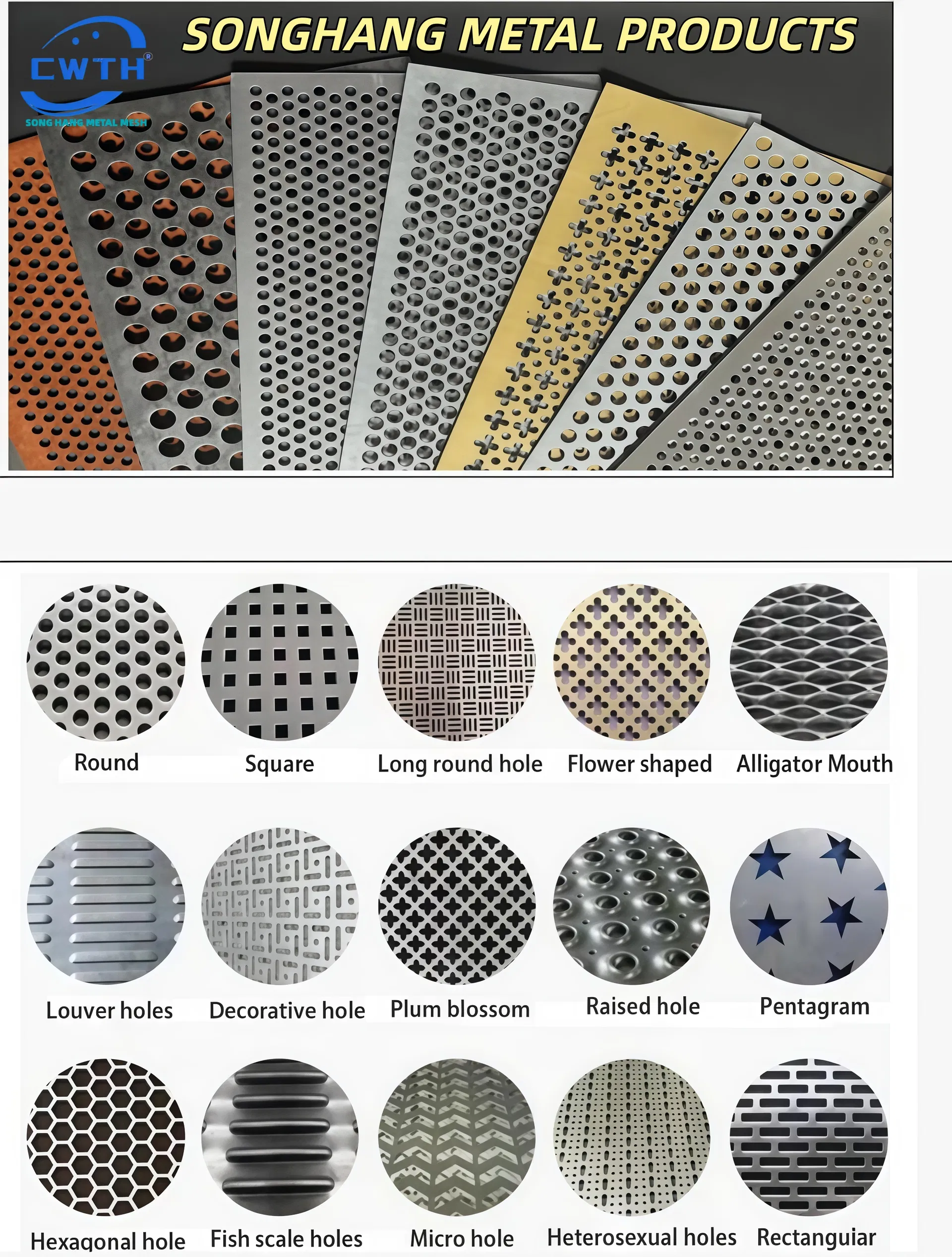 Galvanized Aluminum Perforated Metal Sheet