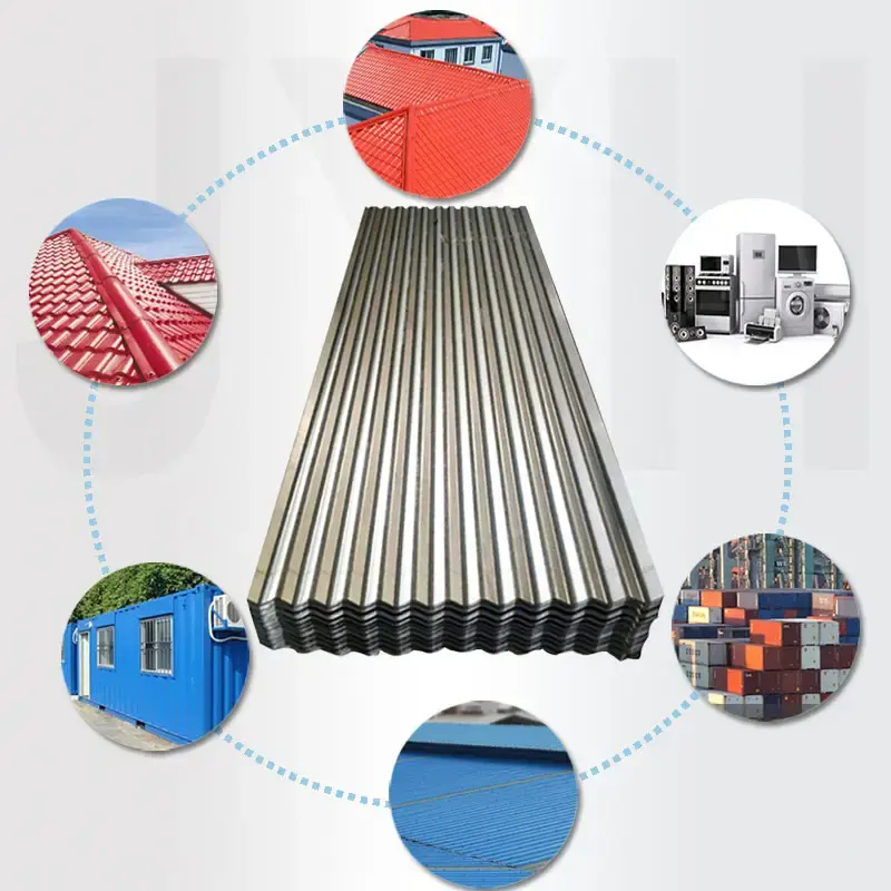 Aluminum Premium Prepainted Galvanized Metal Ibr Corrugated Color Coated Aluzinc Chromadek Aluminium Steel Roofing Roof Sheets for Outdoor Use Factory Price