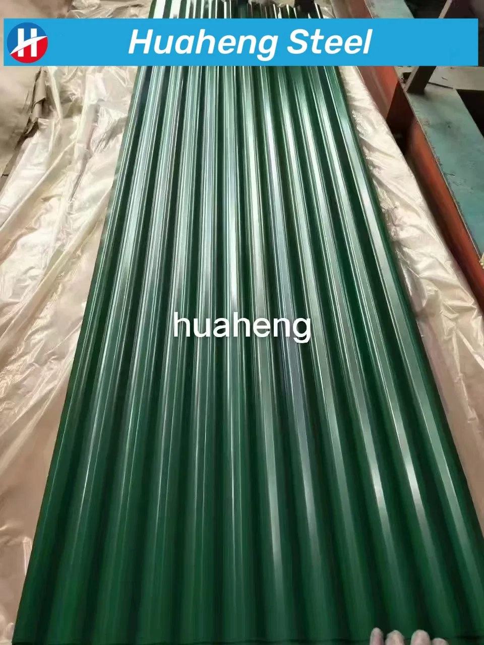 PPGI/PPGL Corrugated Sheet Roof Sheet Color Coated/Galvanized/Galvalume/Aluzin Coil/Sheet/Plate Prepainted Steel Sheet for Roofing Tiles Building Material