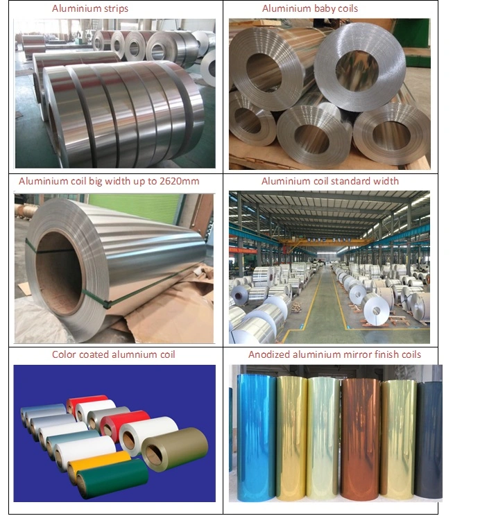 Aluminum/Aluminium Coil A1050 A1060 A1100 A3003 A3105 A5052