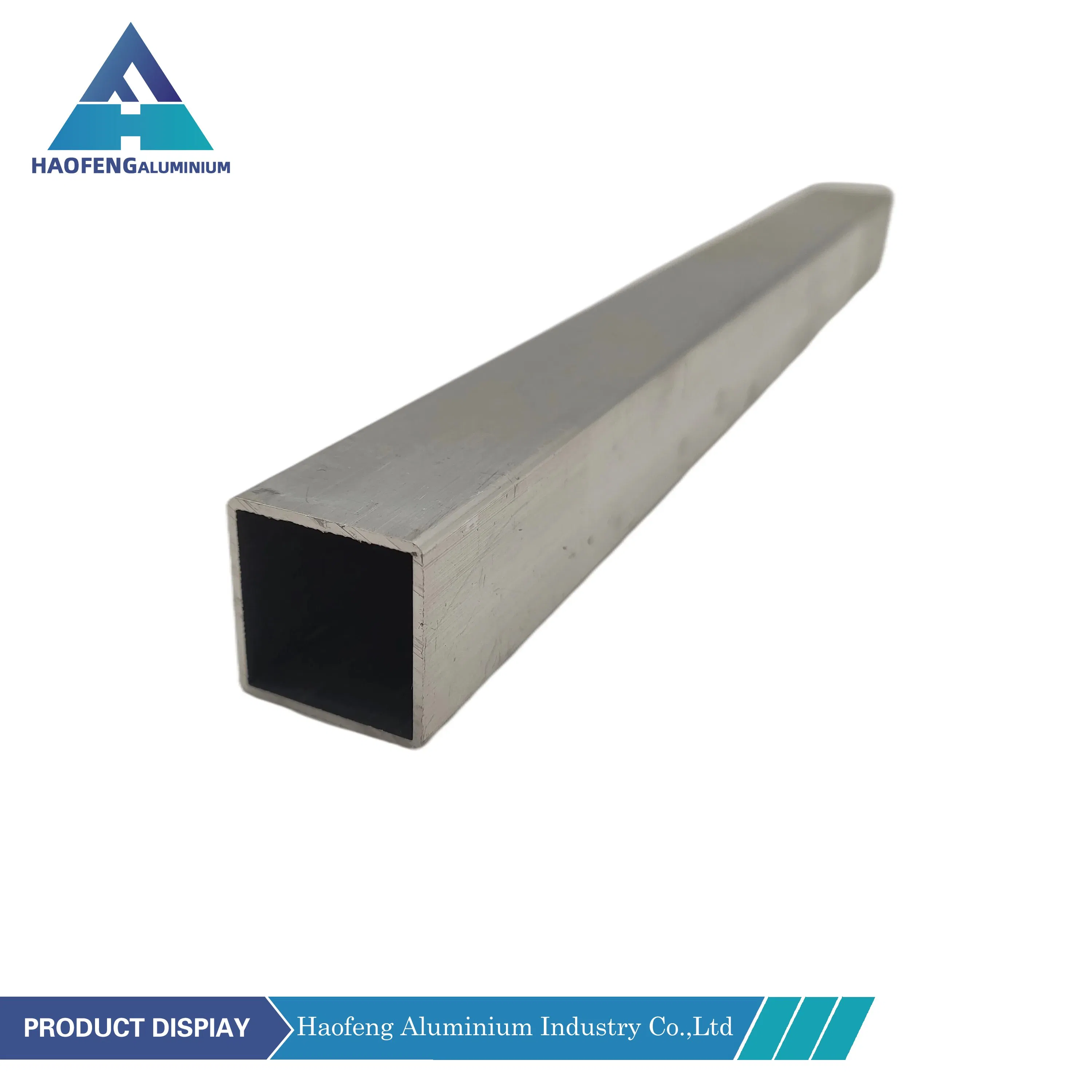 Wooden Grain and Anodized Sliver Square Tube Aluminium Products