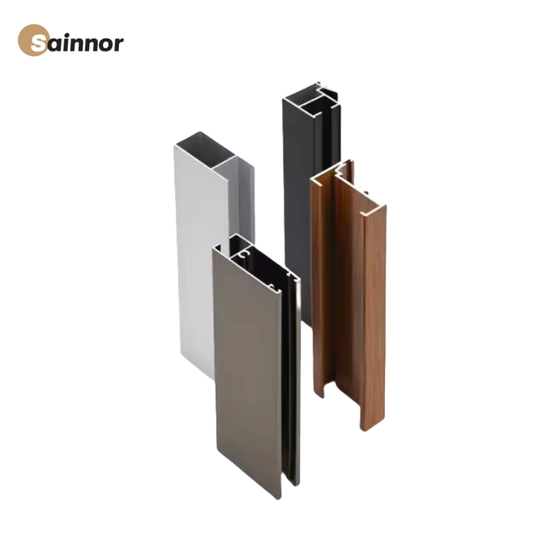 Sainnor Aluminium Extrusion Profiles with Factory Price for Conveyor Mirror/Glass/Window/ Frame Sliding Door Solar Panel LED Fenceheat Sink