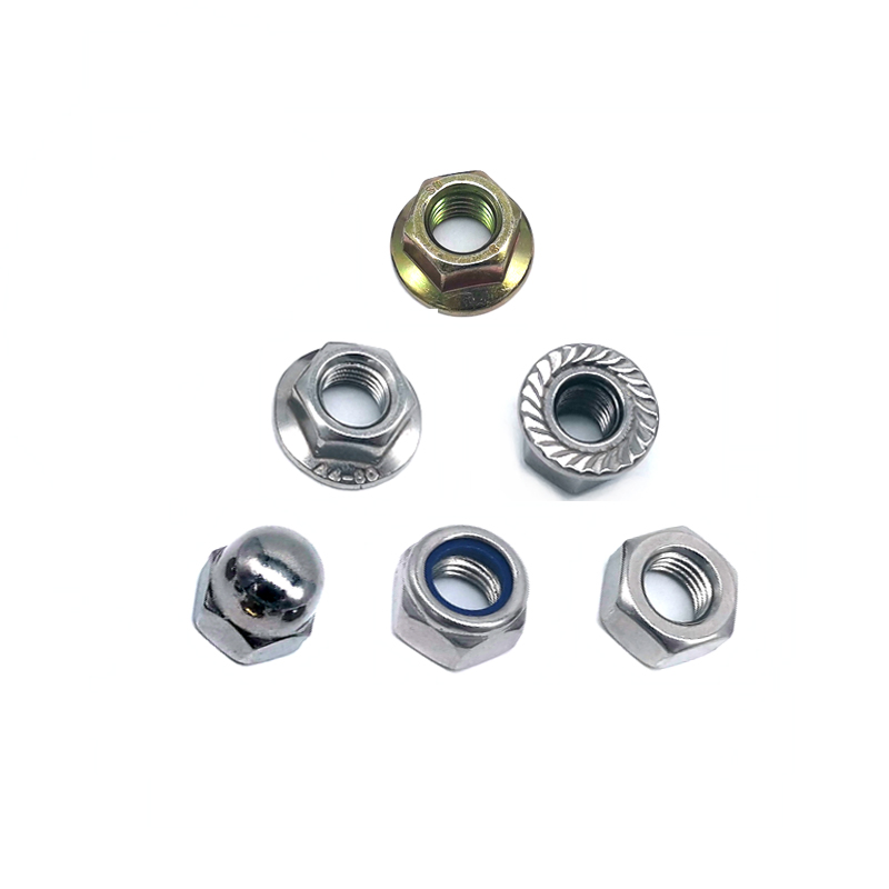 Stainless Steel Stock A2 Fastener Hex Flange Square spring Hexagon Nuts with Bolts