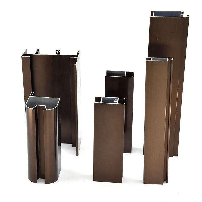 Custom Anodized Extruded Alloy Aluminum Extrusion Profiles for Industrial Architectural