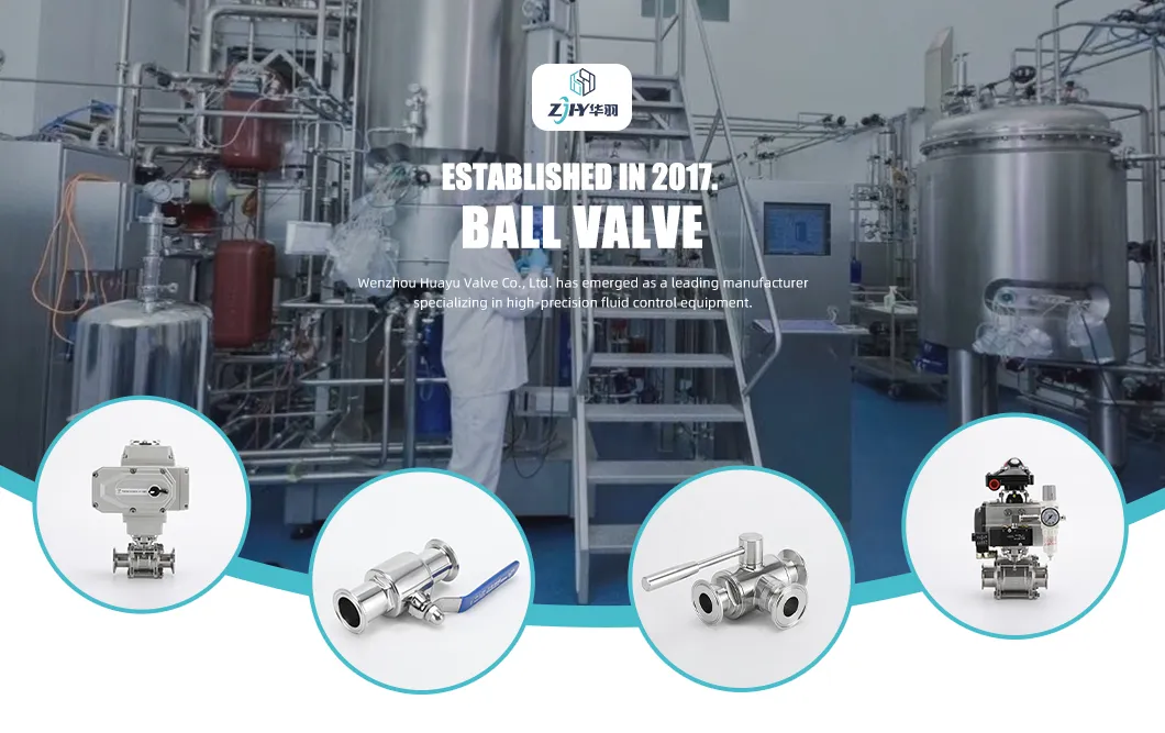 Sanitary 3 Way Ball Valve
