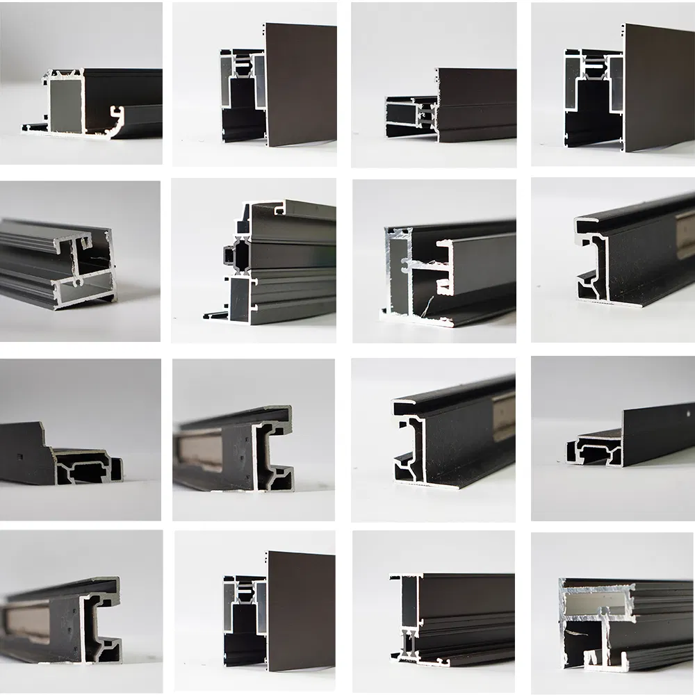 Curtain Wall Aluminum Profiles Extrusion 6063 / 6061 Alloy Premium Quality Costimized