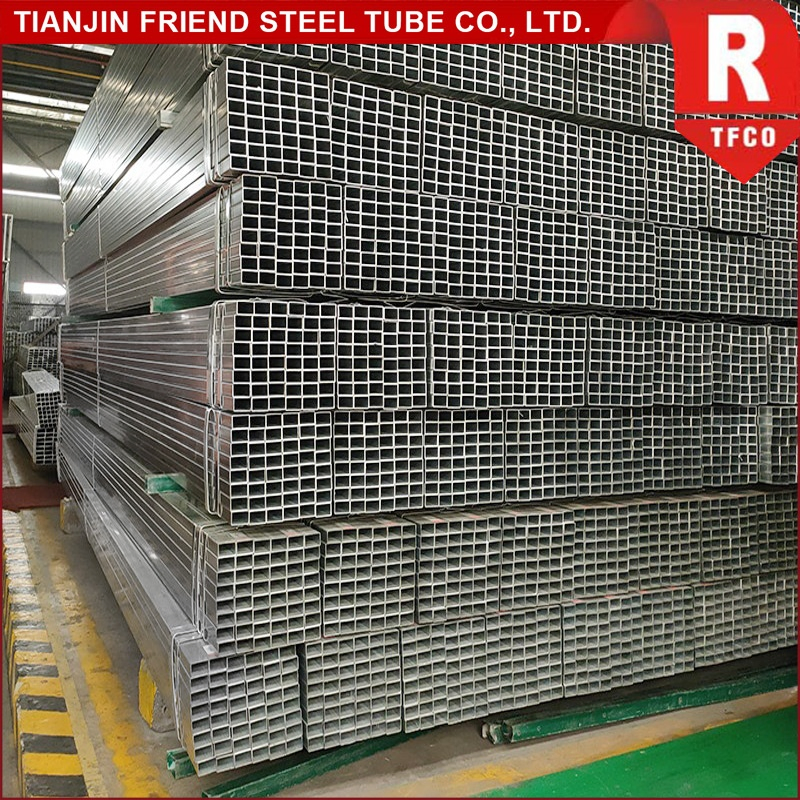Robust Hot DIP Galvanized Square and Rectangular Steel Pipe Suitable for Industrial Fields