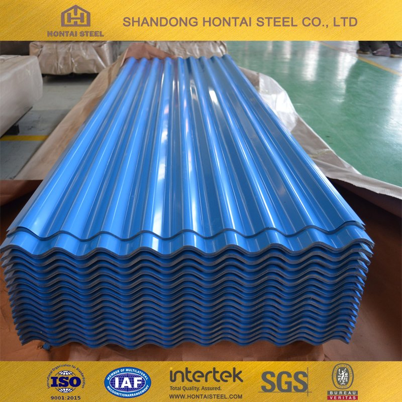 Roof Material Colorful Aluzinc Zinc Ral Color Coated Metal Panel Galvanized Galvalume PPGI PPGL Prepainted Corrugated Steel Roofing Sheet
