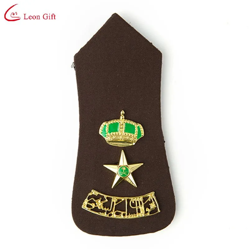 Factory Custom Design Hard Arrow Saudi Arabia Series Office Military Ranks for Officers Shoulder Rank
