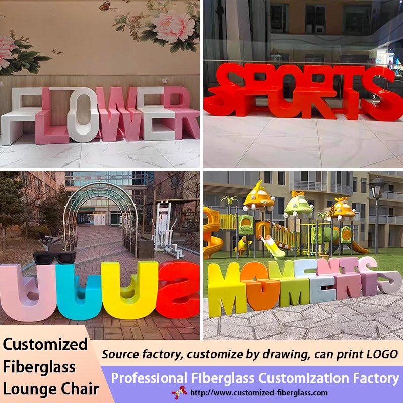 Modern Outdoor Airport Lounge Seating for The Public, Fiberglass Leisure Lounge Chair Decoration