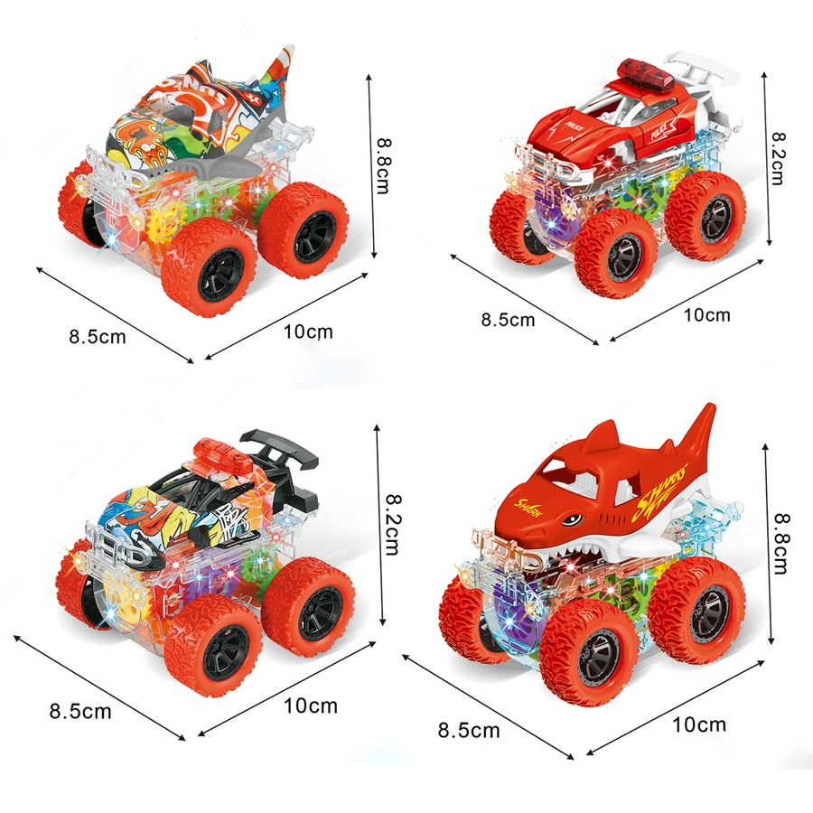 Wholesale Children Kids Baby Gift Electric Car Educational Plastic Diecast Model Learning Construction Montessori Fidget Model Teaching Diecast Toy