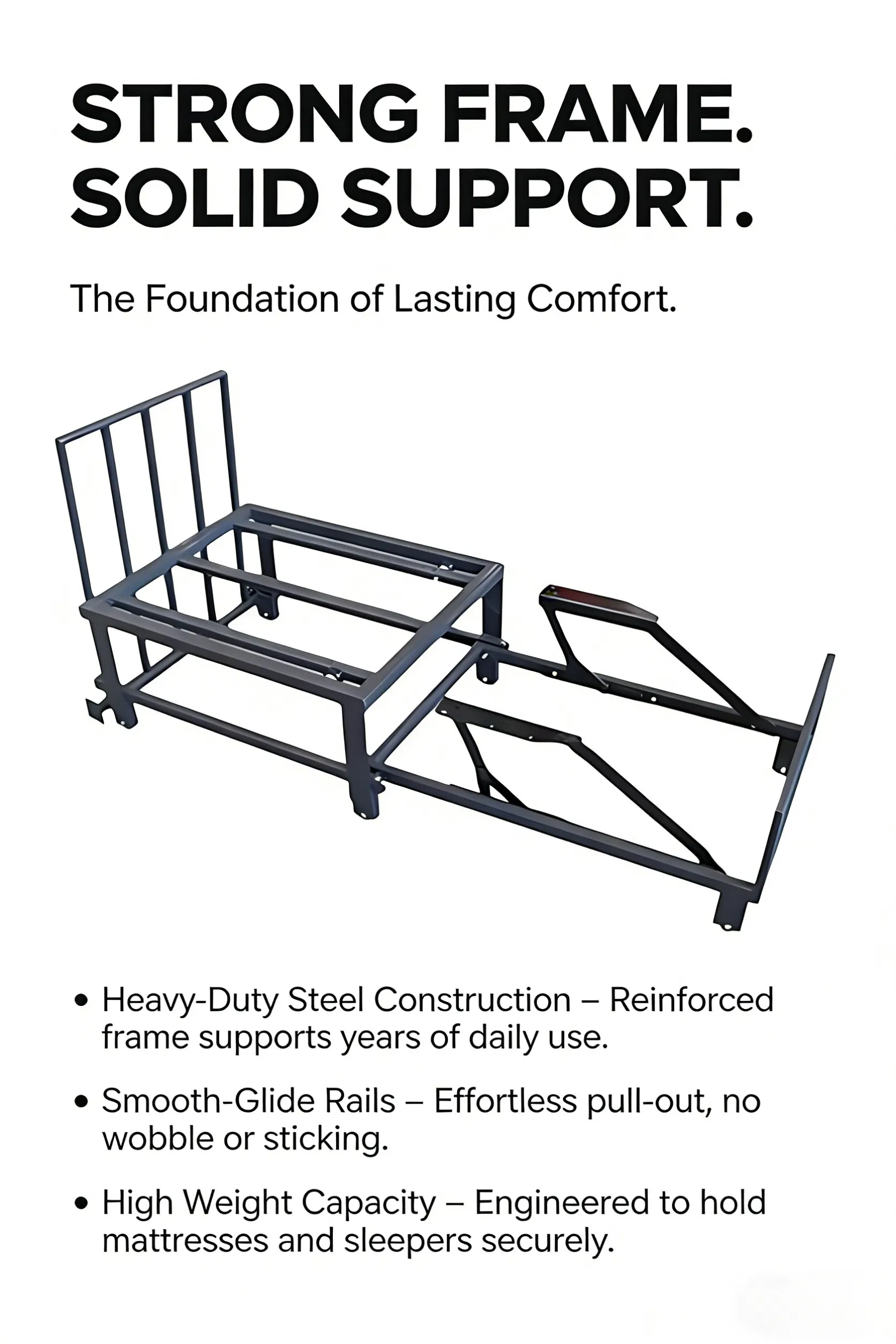 Pull out Sofa Bed Frame Banner