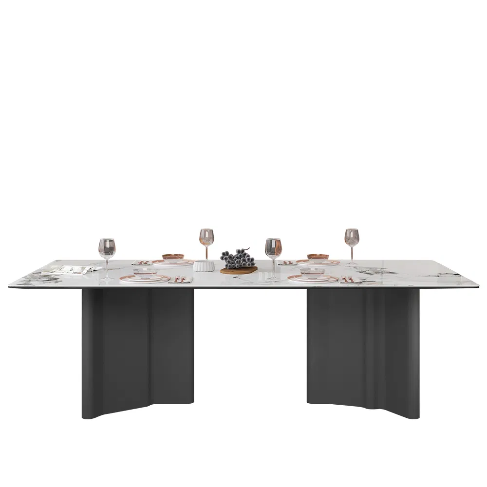2026 Wholesale Living Room Home Furniture Coffee Sintered Stone Dining Table Set