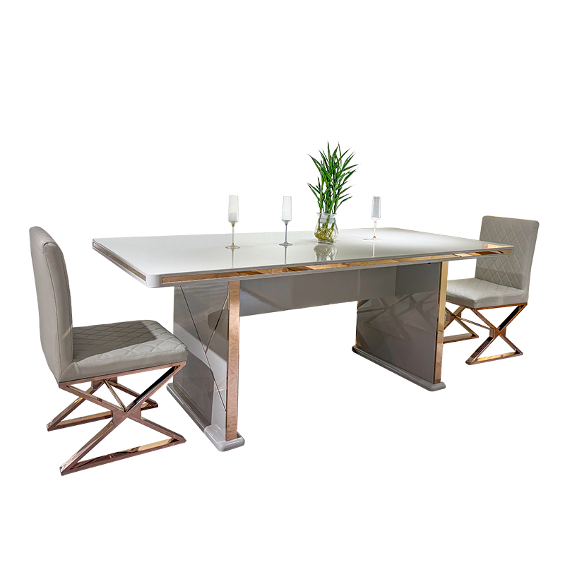 Wholesale Modern Luxury Wood Dining Room Furniture Dining Table Chair Restaurant Home 6 Seater Wooden Dining Set