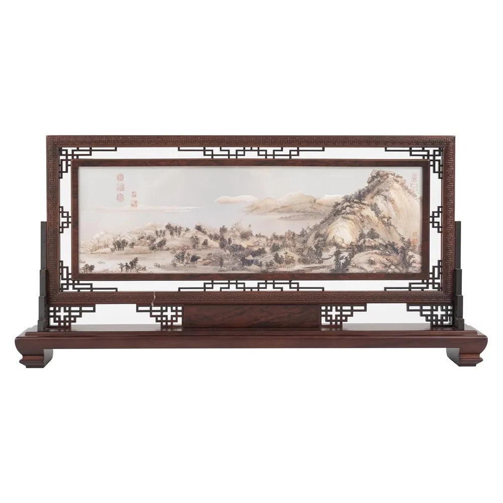 Intricate Detailing 490X245 Size Metal Au Material Photo Crafts Ornament