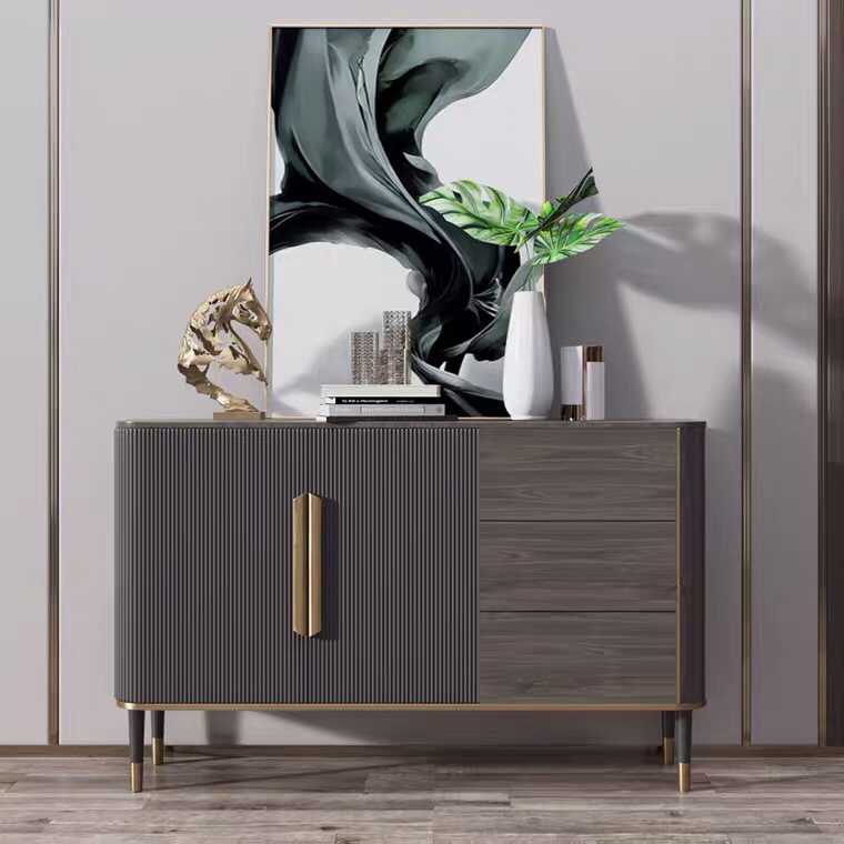 Senior Green Practical Home Furniture Durable Storage Sideboard Living Room Cabinet