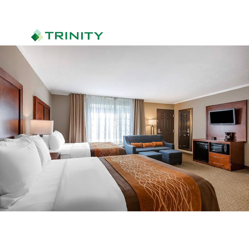 America Proejct Modern Style Comfort Inn Hotel Room Contract Furniture Manufacturer