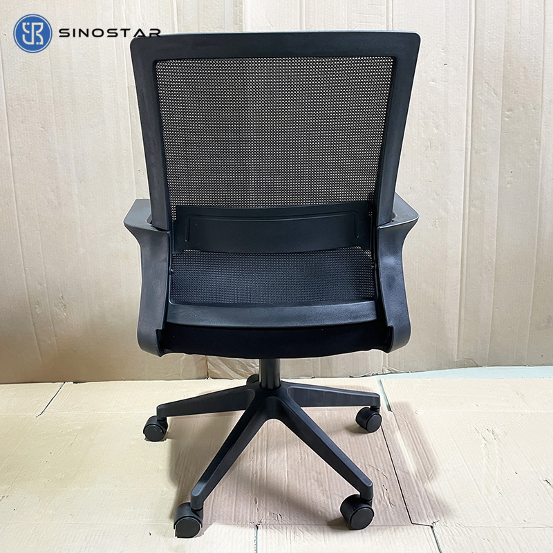 Ergonomic Office Seating Solution with Ventilated Design and Adjustable Components
