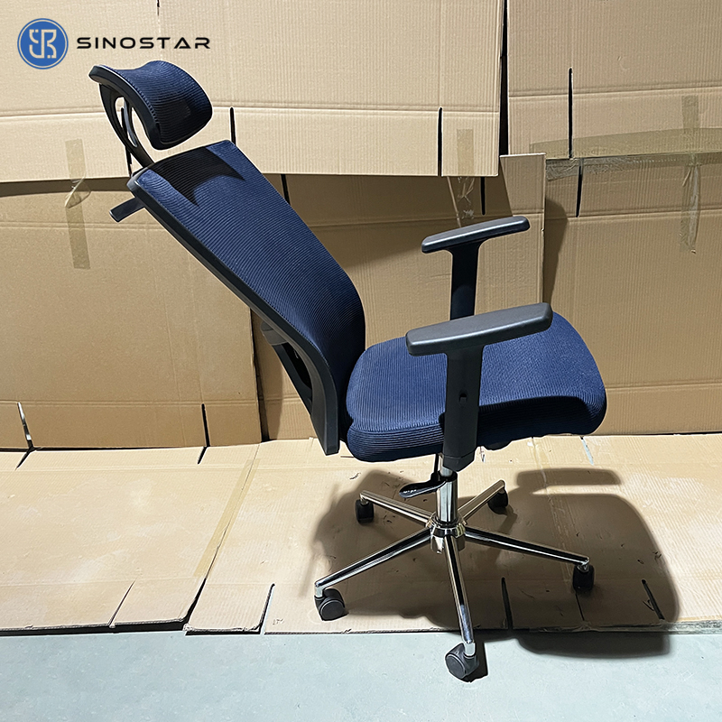 Ergonomic Office Seating with Enhanced Lumbar Support and Smooth Gas Lift System