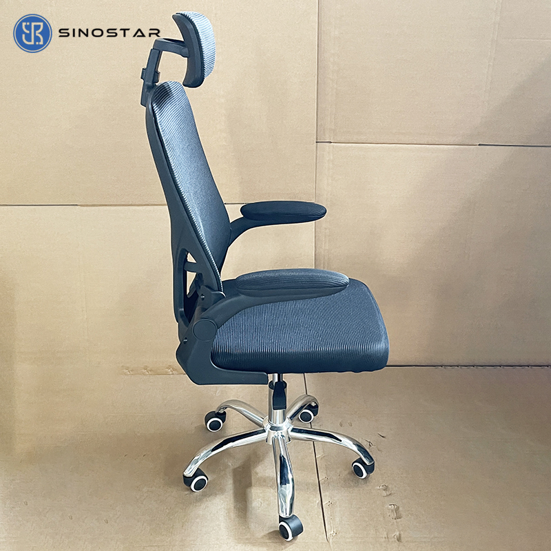 Versatile Office Seating Solution Featuring Swivel Base and Breathable Ergonomic Back Support