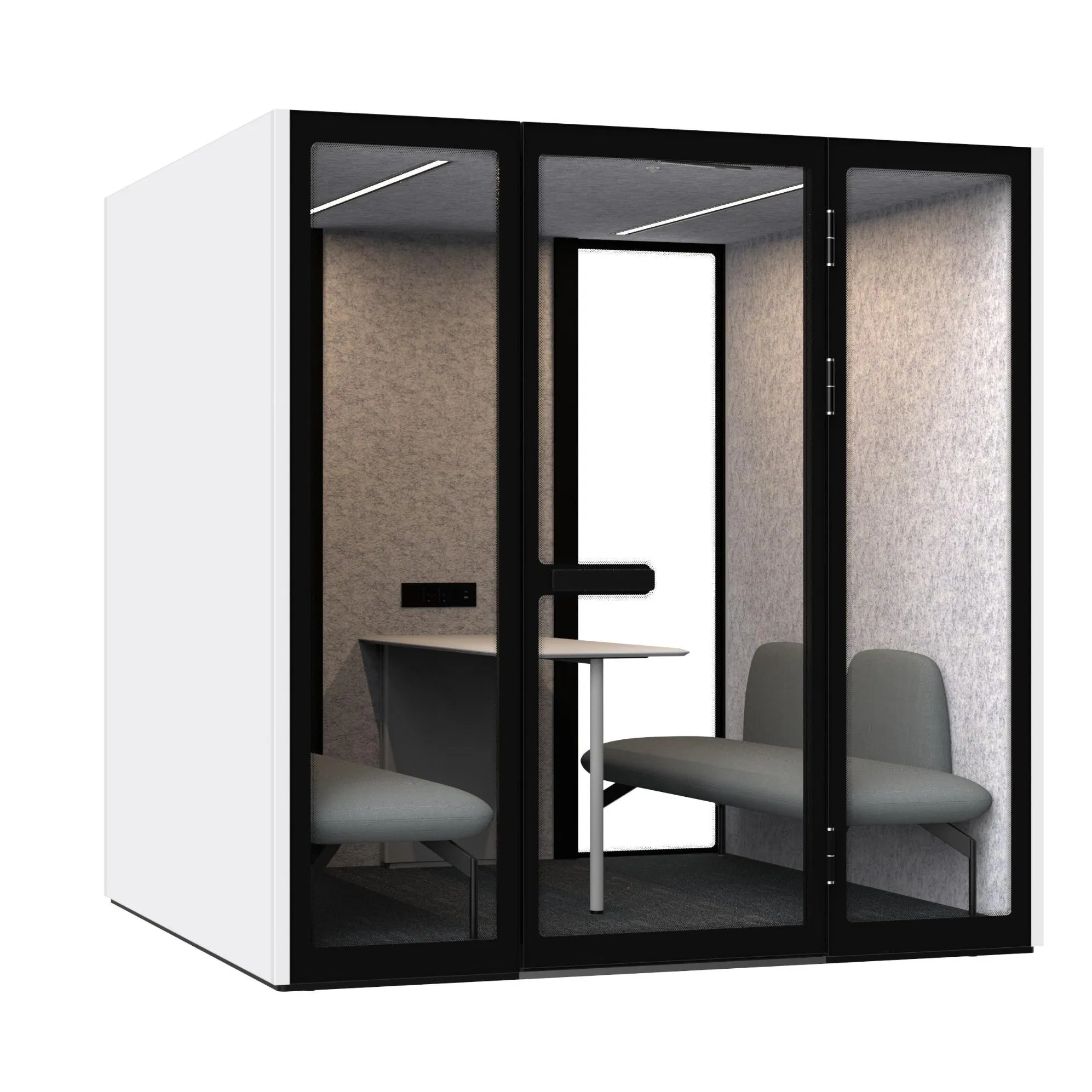 Fashion Indoor Movable Silence Recording Booth for Office or House Use