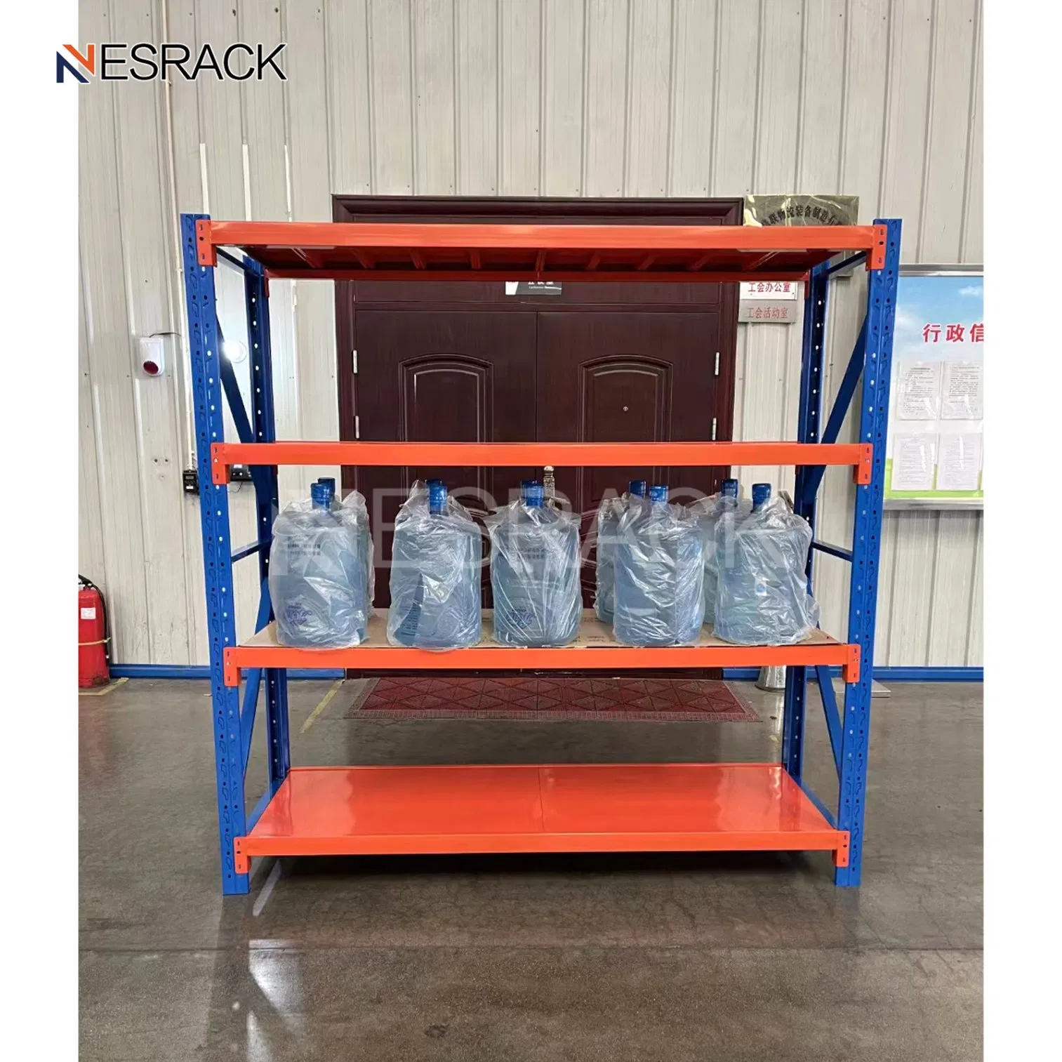 L2000*W600*H2000mm 4layer 200kg/Layer Light Duty Longspan Shelving for Supermarket Retail Display Shelves