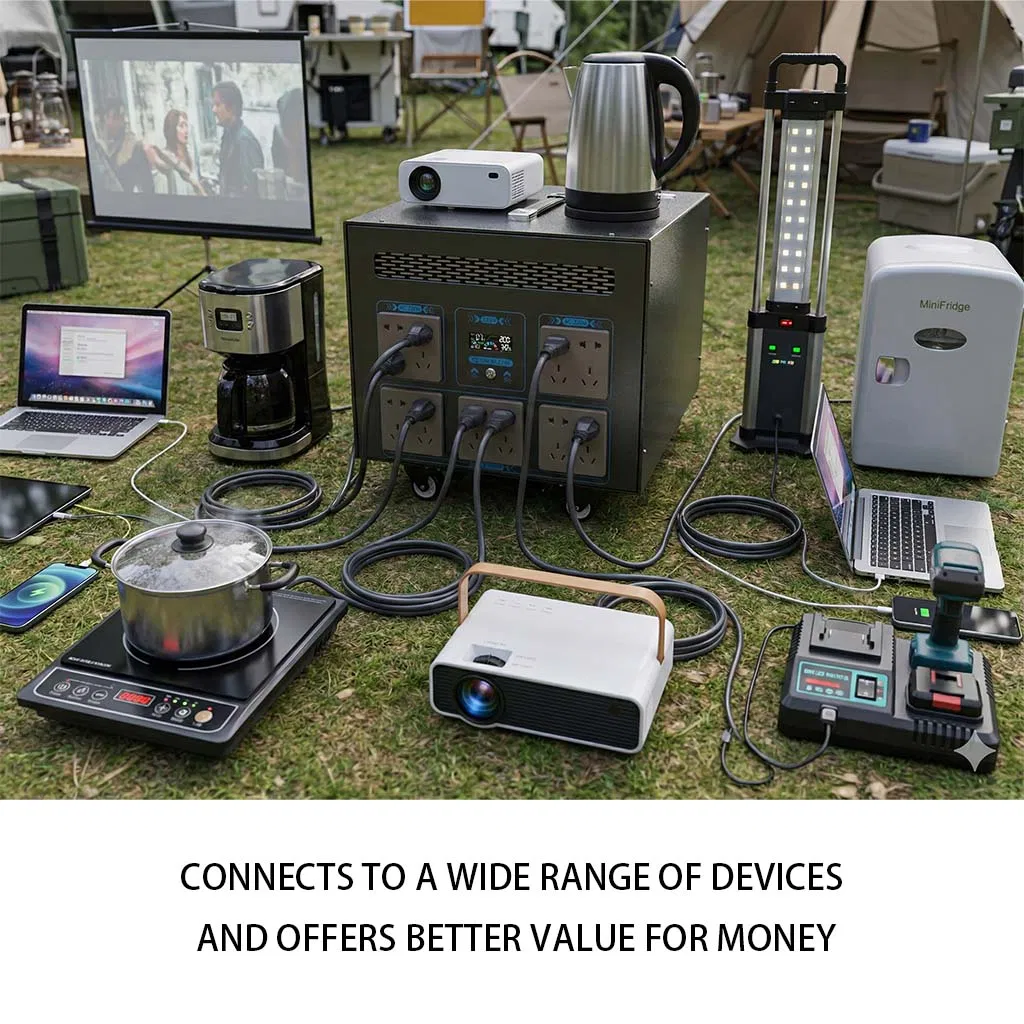 Solar Generator Kit with 2700wh for Emergency Backup Power and Outdoor Operations Power Supply