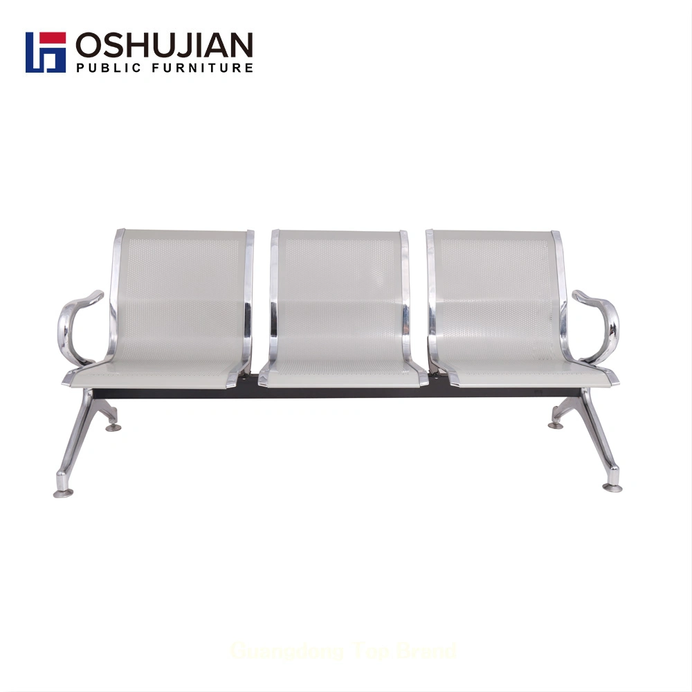 3 Seater Metal Waiting Room Bench Seating Silla Sala Espera Ergonomic Chair for Airport Hospital Public Waiting Chair