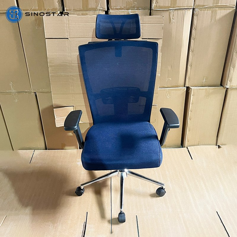Ergonomic Office Seating with Enhanced Lumbar Support and Smooth Gas Lift System