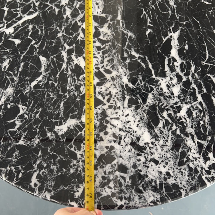 Stylish Aluminium Frame Natural Dining Set for Modern Living Rooms