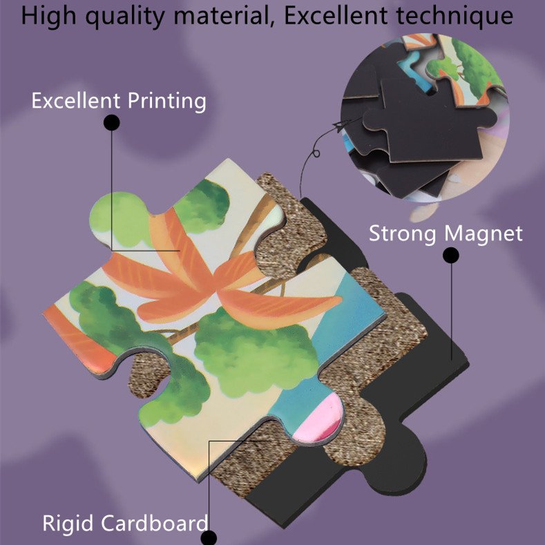2022 New Design New Arrival Educational Magnetic Jigsaw Puzzle for 3+ Kids