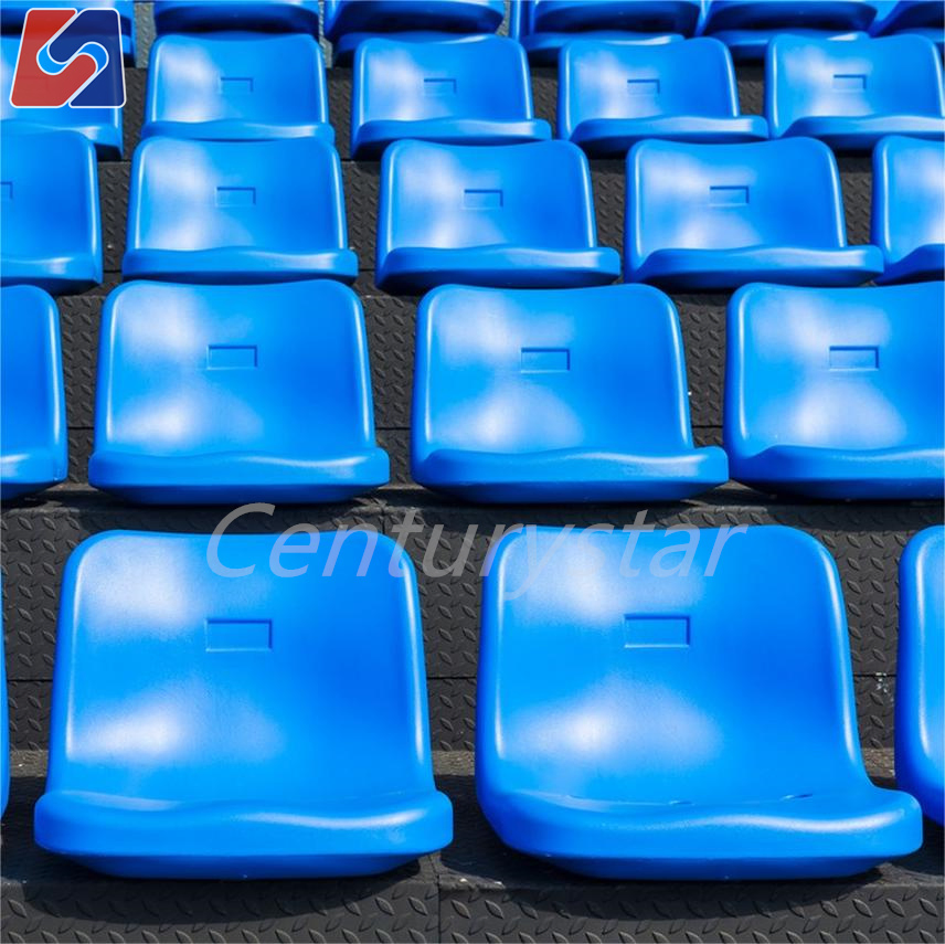 UV Stable Factory Price Ergonomic Design Non-Toxic PP Eco-Friendly Anti-UV Stadium Grandstand Seating Fixed Seating
