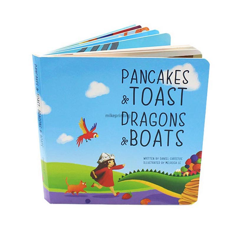 Kid Educational Story English Books Printed Custom Hardcover Children Board Book