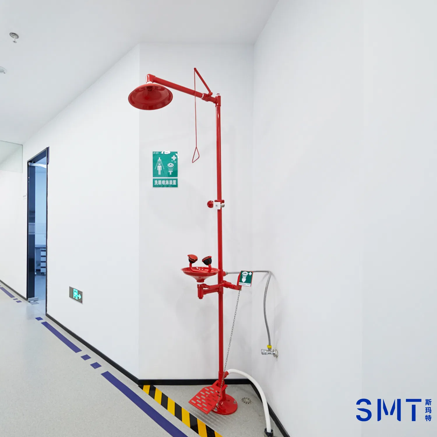 SMT Laboratory Emergency Shower System with Eye Wash Station