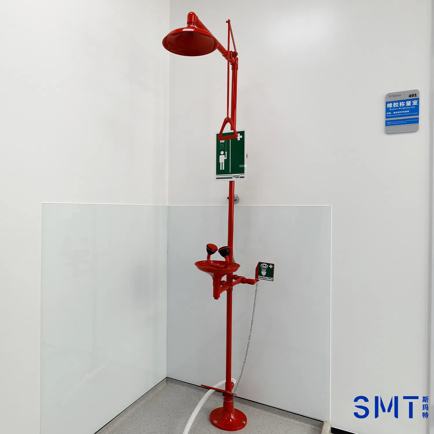 SMT Laboratory Emergency Shower System with Eye Wash Station