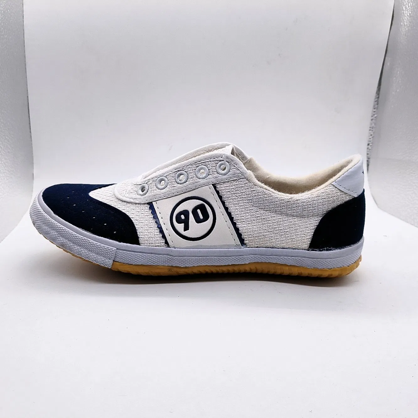 Sports Outdoor Work Lightweight Vulcanized Breathable Canvas Leisure Rubber Sneakers