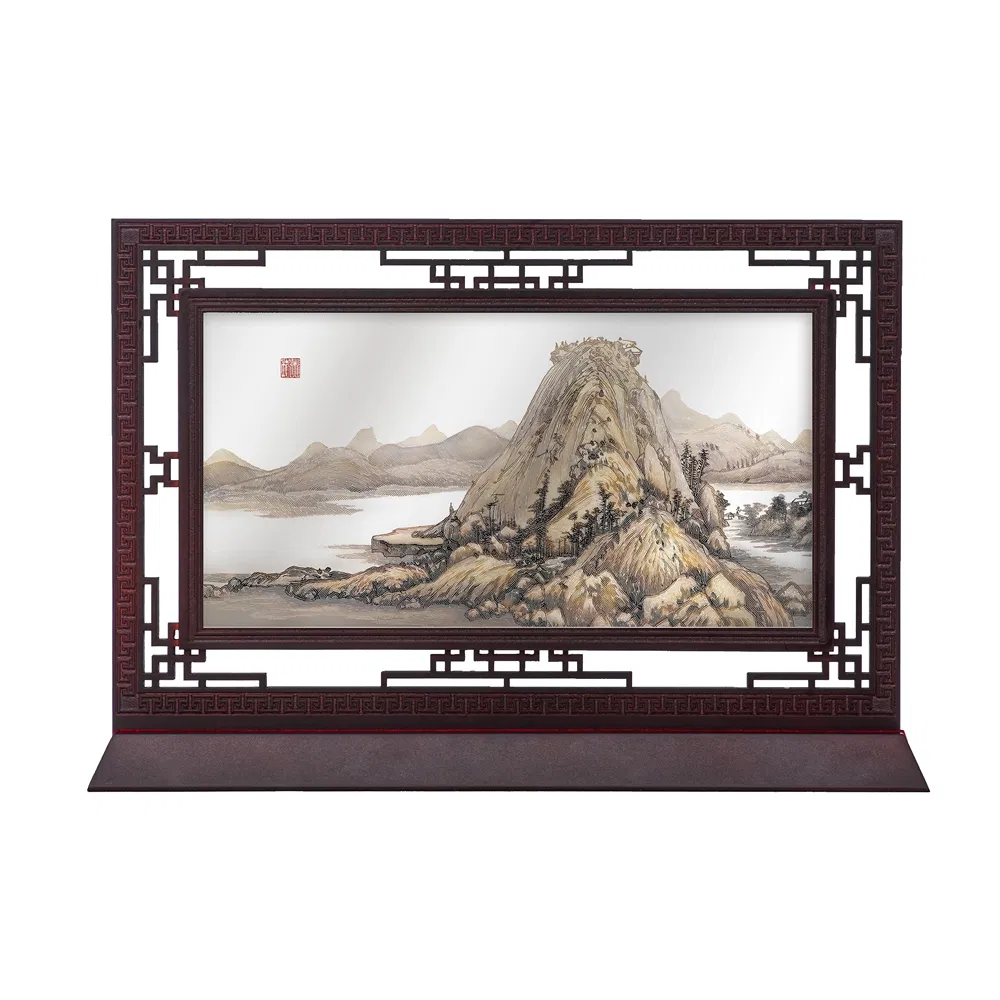 Intricate Detailing 490X245 Size Metal Au Material Photo Crafts Ornament