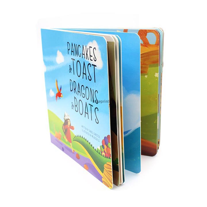 Kid Educational Story English Books Printed Custom Hardcover Children Board Book