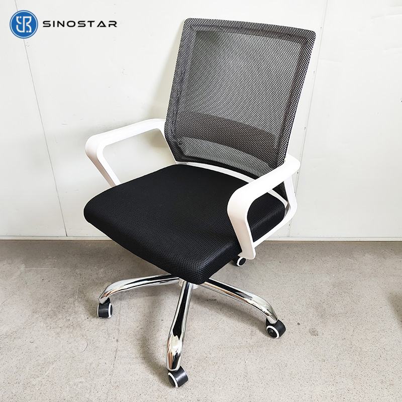 Ergonomic Office Seating Solution with Ventilated Design and Adjustable Components