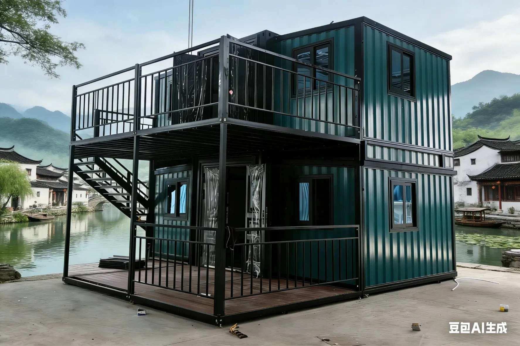 . Versatile Expandable Home Office with Quick Installation and Solar Compatibility