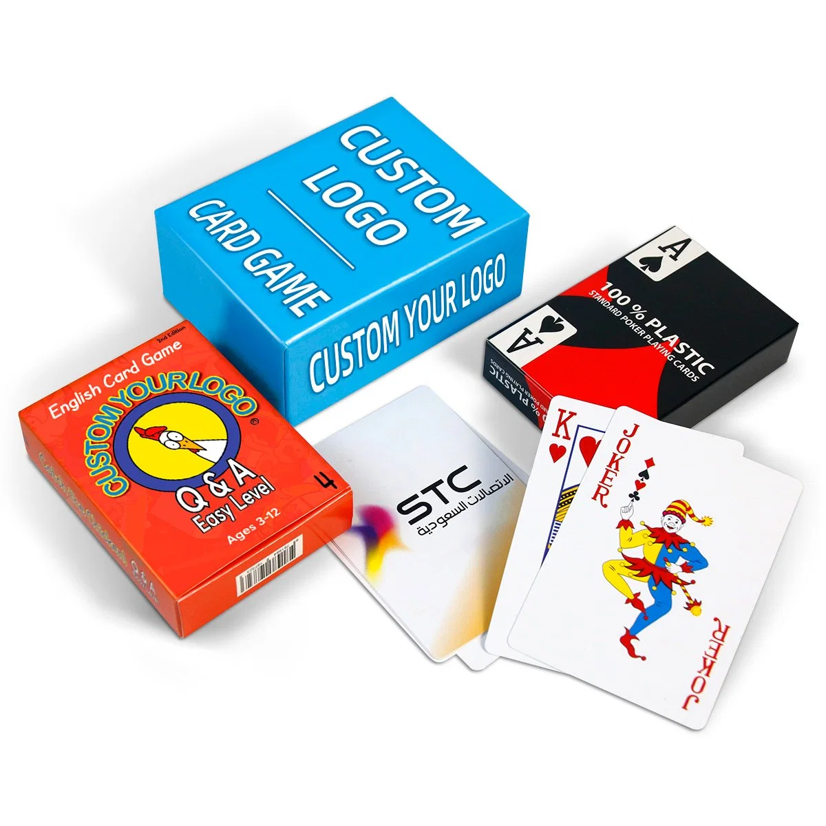 Custom Advertising Gift Tarot Game Cards Kids Educational Card Poker Cards PVC Casino Bicycle Paper Plastic Playing Cards